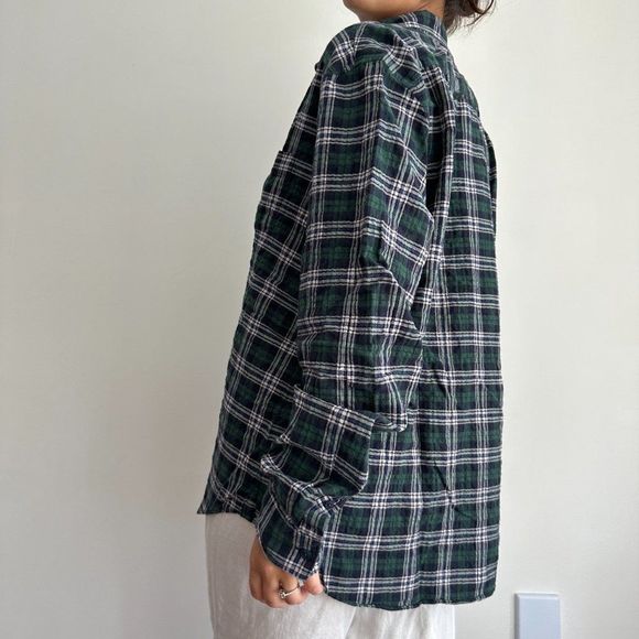 Burberry Brit plaid flannel button down shirt - Picture 5 of 9